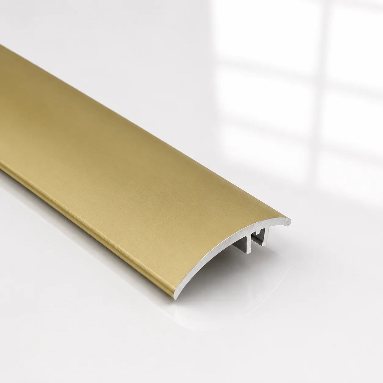 50mm Anodised Aluminium Door Threshold Strip in gold color